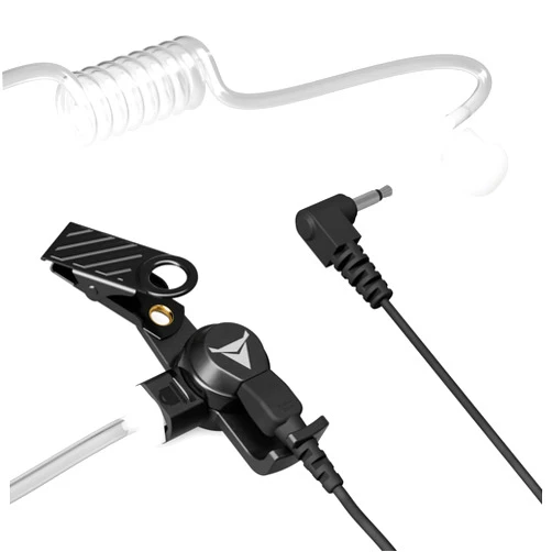 Decibullz 3.5mm Radio Headset Receiver, Listen only Acoustic Coil Tube Radio Headset kit for Two Way radios, transceivers & Radio Speaker mic Jacks