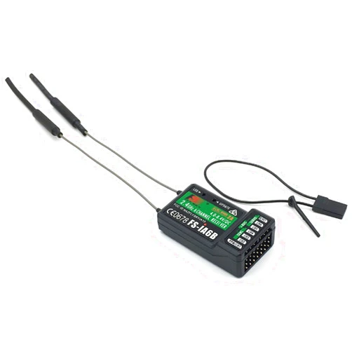 Flysky FS-ia6b Receiver 2.4G 6CH with Double Antenna Compatible FS i6 FS i6X i10 Transmitter Remote Control