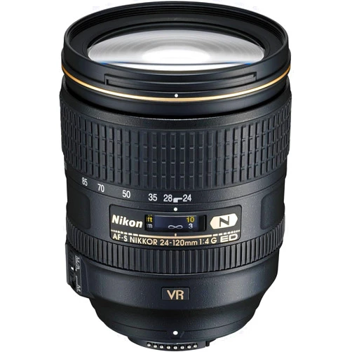 Nikon 24-120mm f/4G ED VR AF-S NIKKOR Lens for Nikon Digital SLR (Renewed)