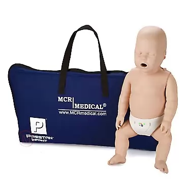 Prestan Products Prestan Infant CPR-AED Manikin with Rate Monitor, Medium Skin, MCR Medical
