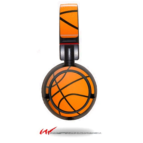 WraptorSkinz Basketball - Decal Style Vinyl Skin fits Sony MDR ZX100 Headphones (Headphones NOT Included)