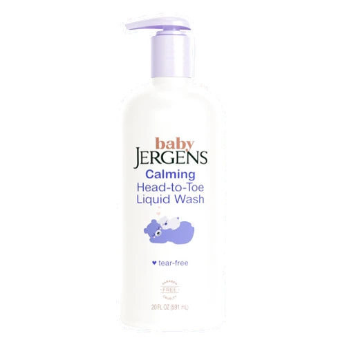 Jergens Baby Calming Head to Toe Liquid Baby Wash, Body Wash and Shampoo, Tear Free, 20 Fl Oz