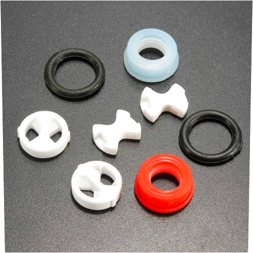 Acofuns 8Pcs Ceramic Disc Silicon Washer Insert Turn Replacement for Valve Tap