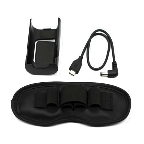 ZEZEFUFU Power Charging Cable Replacement for DJI FPV Combo Goggles V2, with Battery Case and Storage Pad