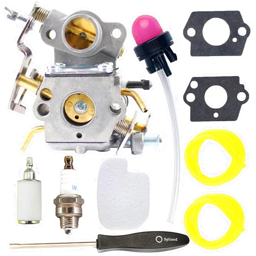 Pro Chaser PP4218A Carburetor for Poulan Pro P3314 PR4218 PP4218AVX PP4018 PP3516AVX P3416 PP3816 18’’ 35cc 42cc Chainsaw Craftsman 358.350990 358.341900 358.350830 358350830 (Ruixing OEM Part)