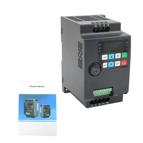 Timunr 220V 2.2KW 3HP Variable Frequency Drive Fit for Motor Speed Control Input 220V Single Phase Output 208-240V 3 Phase