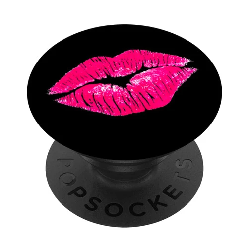 Red Lips, Hot Pink Lips, Lipstick, Kiss Lips Pop Red Lips, Hot Pink Lips, Lipstick, Kiss Lips, For Girls PopSockets PopGrip: Swappable Grip for Phones & Tablets PopSockets Adhesive PopGrip