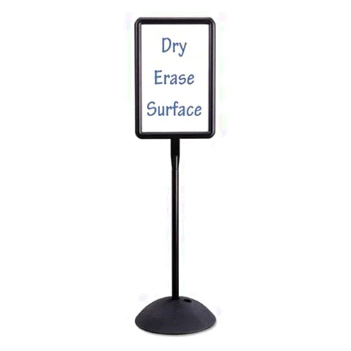 Safco Products 4117BL Write Way Rectangle Message Board, Black by Safco