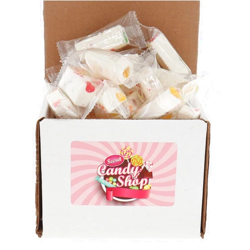 SECRET CANDY SHOP Jube Jujube Nougats Soft Chewy Fruit Candy Bulk in Box (Assorted, 1lb)