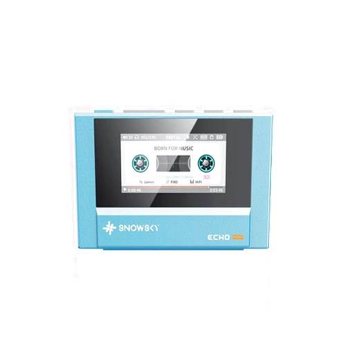 FiiO SnowSky/FiiO Echo Mini HiFi Bluetooth MP3 Player, 15Hours Playback, Independent Volume Control with 3.5mm/4.4mm Headphones Outputs (Sky Blue)