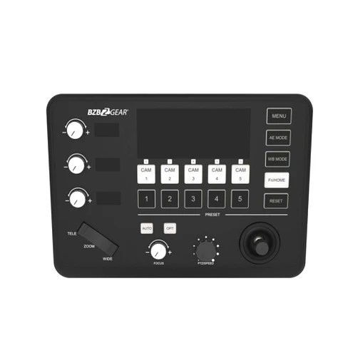 BZB GEAR BZBGEAR Universal Compact Serial and IP PTZ Camera Joystick Controller (IP/RS232/422) - BG-Commander-Jr