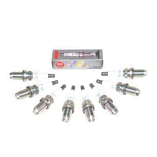 NGK BMW Spark Plugs, Plug Set Laser Platinum NGK OEM 3199 (8pcs)