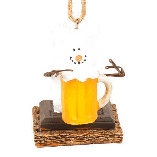 S'mores Original Smores Original Beer Mug Christmas Ornament