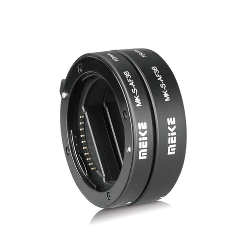 MEIKE MK-S-AF3B Plastic Auto Focus Macro Extension Tube Adapter Ring 10mm 16mm for Sony E-Mount FE-Mount Mirrorless Camera A7 A7M2 NEX3 MEX5 NEX6 NEX7 A5000 A6000 A6300 A6500 A9 etc (S-AF-3B)