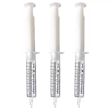 Pristine White Teeth Whitening Gel Refill Syringes Kit | 22% Carbamide Peroxide, Natural, Vegan, Organic Tooth Whitening Solution for Sensitive Tooth Bleach (3-Pack) Teeth Whitening Gel 22% (3 Pack)