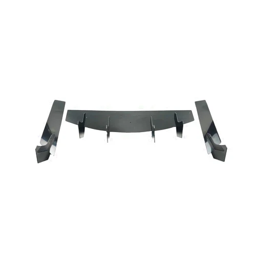ZHZUVBXC Rear Bumper Diffuser Compatible for Ford-Mustang EcoBoost V6 2015-2023 Spoiler Splitter Lip Car Exterior Accessies Black