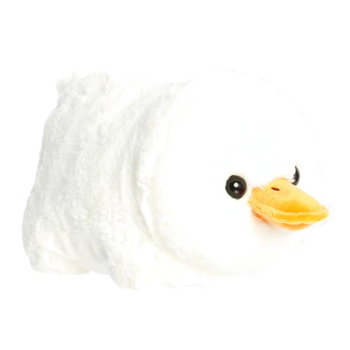 Aurora® Adorable Spudsters™ Delia Duck™ Stuffed Animal - Comforting Cuddles - Playful Companions - White 10 Inches