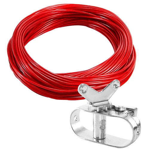 TECARATE Pool Cover Cable and Winch - 100CW Heavy-Duty Pool Cover Cable and Ratchet Kit for Securing above Ground Swimming Pool Winter Covers
