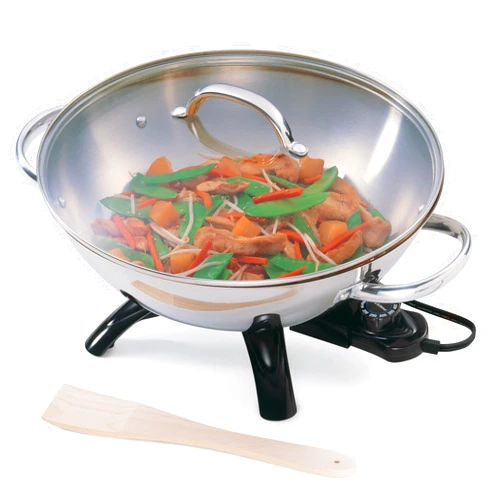 Presto 5900 1500-Watt Stainless-Steel Electric Wok