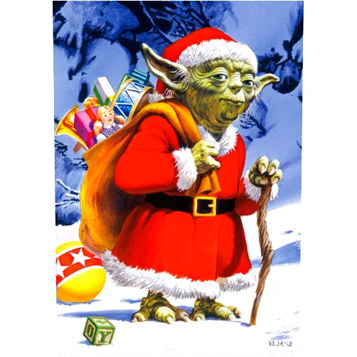 Buffalo Games Star Wars - Holiday Yoda - 300 Large Piece Jigsaw Puzzle, 168 months to 1188 months