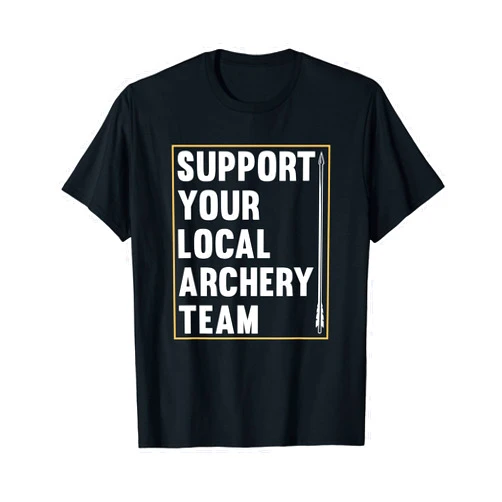 Archery Gifts & Accessories Support Your Local Archery Team - Bowman Bow Archery Coach T-Shirt
