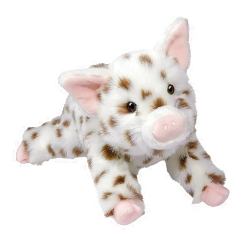 Douglas Levi Brown Spotted Pig Plush Stuffed Animal