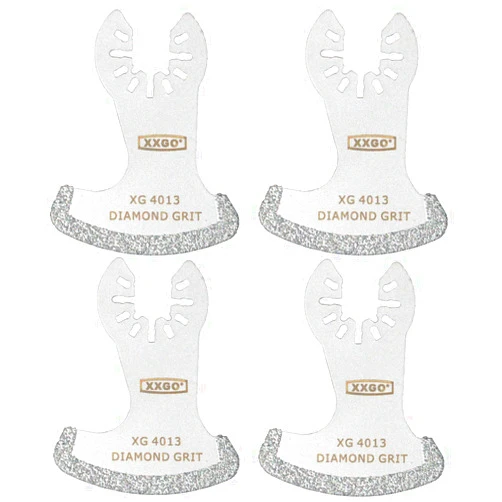 XXGO 4 Pcs Oscillating Multi Tool Diamond Segment Swing Grit Grout Blades XG4001S