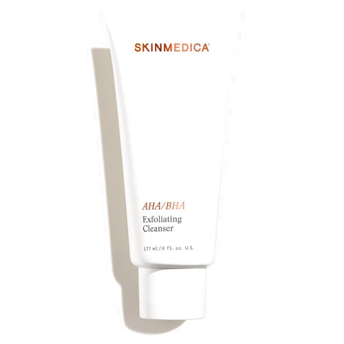 SkinMedica AHA/BHA Exfoliating Face Wash (NEW PACKAGING),Gentle Facial Exfoliating Scrub with Jojoba Oil for Smoother, Radiant Skin - Helps Improve the Appearance of Skin Tone & Texture (6 Fl Oz)