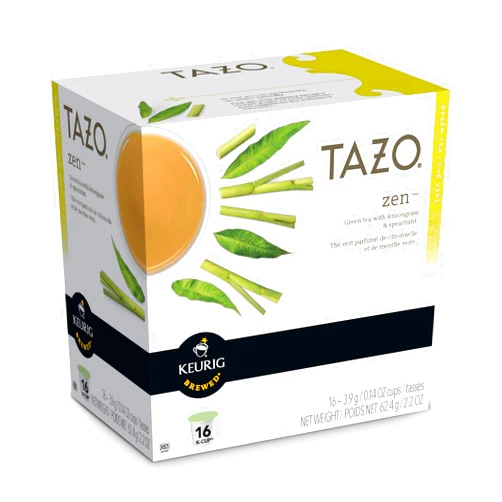 Tazo Zen Green Tea Keurig K-Cups, 16 Count