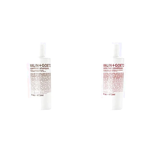 MALIN+GOETZ Malin + Goetz Bundle of Peppermint Shampoo 16oz. And Cilantro Conditioner 16oz