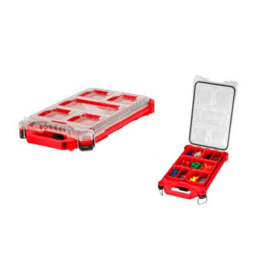MidlandMill 48-22-8436 For Milwaukee PACKOUT Compact Low-Profile Tool Organizer with 5 Compartments,IP65 rated weather seal