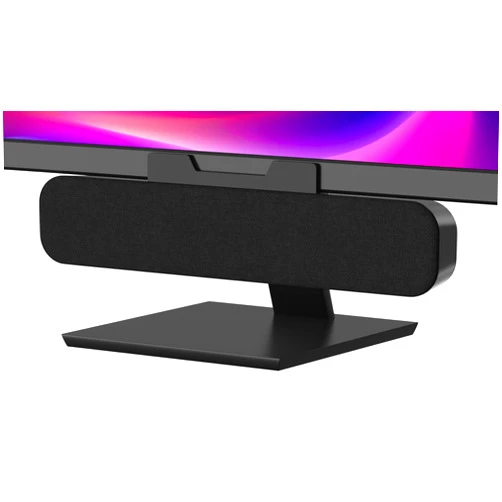 OGUPGX Computer Speakers for Desktop Pc, Monitor Speakers for Laptop,Pc Speakers with Loud Sound,Volume Control Easily Clamps to Monitors(USB-C to USB Adapter Included) (Black)
