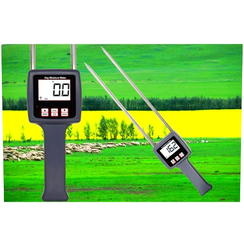 HFBTE Hay Moisture Meter Tester Detector for Alfalfa Pasture Knots Straw Leymus Chinensis Orchard Grass Pennisetum Hydridum And Other Hays