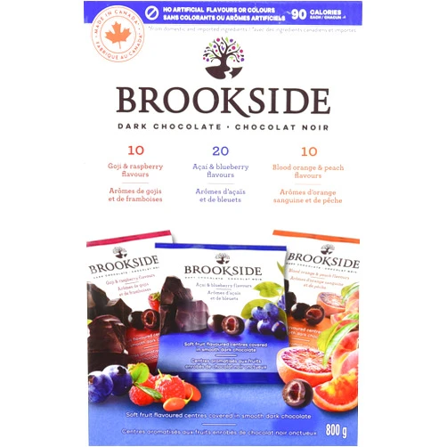 Brookside Dark Chocolate Noir Variety pack, 800g