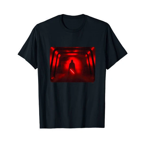 Star Wars Darth Vader Red Lightsaber Shadow T-Shirt