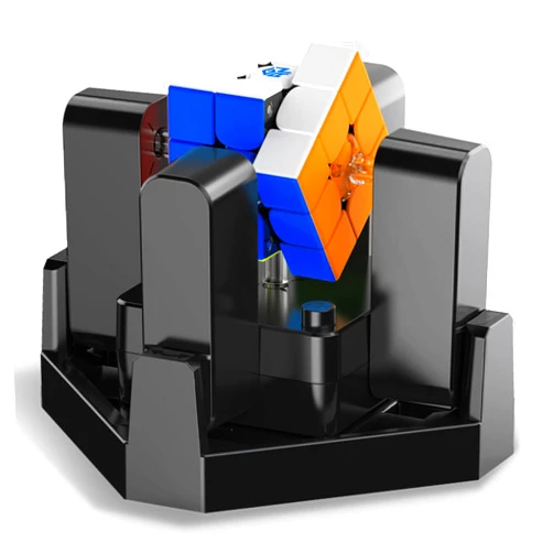 GAN Robot, Cube Solving Machine Automatic Puzzle Scrambler Solver Connected Smart Phone, Only Compatible with GAN Smart Cube, Newest Version App CubeStation (Speed Cube Not Included in This Item)