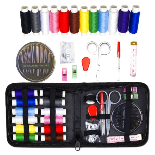 ARTIKA Travel Sewing Kit, 59-Piece Portable Kit for Travel, Includes Scissors, Thread, Tape Measure - Sewing Accessories and Supplies