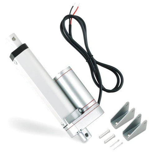 AMGSH 12V Linear Actuator - 4 in / 100 mm Heavy Duty Motor with Mounting Brackets, 900N(202lbs) Max Load - Ideal for Auto, RV, Electric Door Opener, Industrial Machinery - 10mm/s, IP54 Rated