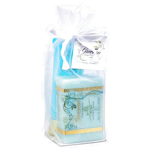 The Grecian Soap Company Luxurious Grecian Goat's Milk Soap Bar & Lotion - Island Citrus Scent, Ideal Mother's Day Gift, Unique Women's Gift Set - Natural Beauty Products