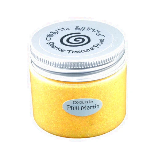 Cosmic Shimmer Phill Martin Cosmic Shimmer Sparkle Texture Paste Bright Sunshine