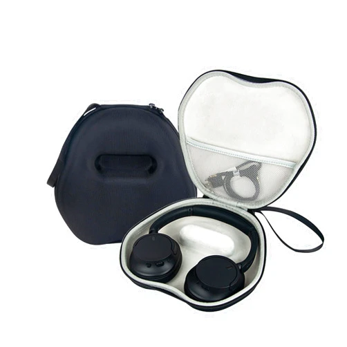 Hzycwgone Case for Sony WH-CH720N / WH-CH520 / WH-CH710N / WH-CH510 Noise Canceling Wireless Headphones,Travel Carrying Cover w/Mesh Bag for Accessories(Black)
