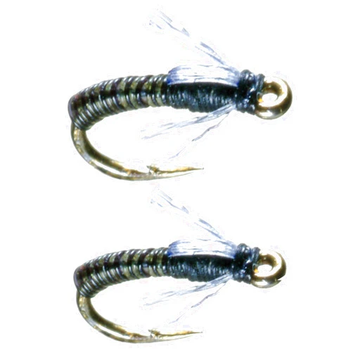 Umpqua Craven's Jujubee Midge Olive Size 18-2 Pack
