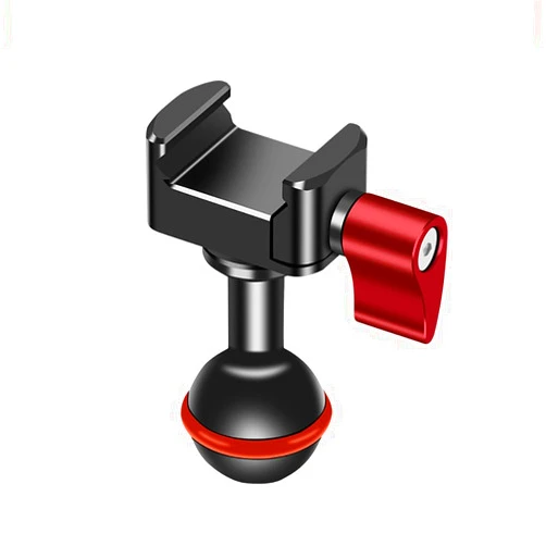 NovelGoal Dual Head Magic Arm with 20mm Ballhead NATO Clamp Cold Shoe Mount 1/4 Screw Universal Bracket Magic Hand for DSLR Camera Cage Bracket (NATO Ballhead)