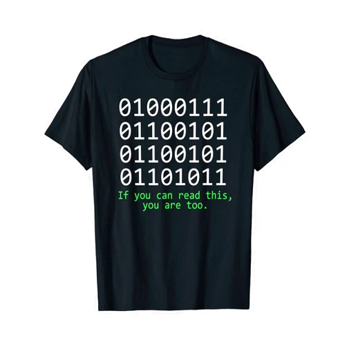 Binary Code Programmer Computer Binary Code Programmer, Developer Geek Fun Tee T-Shirt