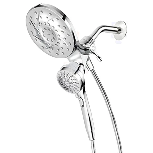 Moen Engage Magnetix Chrome 2.5 GPM Handheld/Rain Shower Head 2-in-1 Combo Featuring Magnetic Docking System, Rain Shower Head with Removable Handheld Spray, 26009