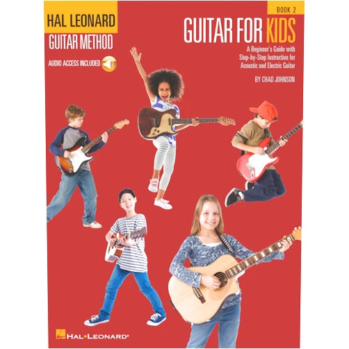 By Chad Johnson (Author) Guitar for Kids – Beginner Guitar Method and Songbook | Fun and Easy Lessons for Acoustic and Electric Guitar | Includes Chords, Strumming, and ... for Play-Along (Hal Leonard Guitar Method)
