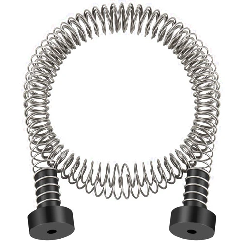 NTR Zipline Spring Brake,Brake Zip Line, Zip String 6.6FT Extra Long High-Strength Compression Stainless Zip Line Spring, Steel Ziplines Brake, Zipline Brake System/Stop/Stopper, Zipline Parts