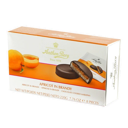 Anthon Berg Apricot in Brandy Chocolate 220g - Ideal Gift For Chocolate Lover