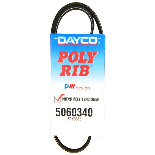 Dayco 5060340 Serpentine Belt , Black