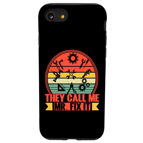 Dad Who Masters Home Repairs iPhone SE (2020) / 7 / 8 Handyman Dad They Call Me Mr Fix It Repairman Case